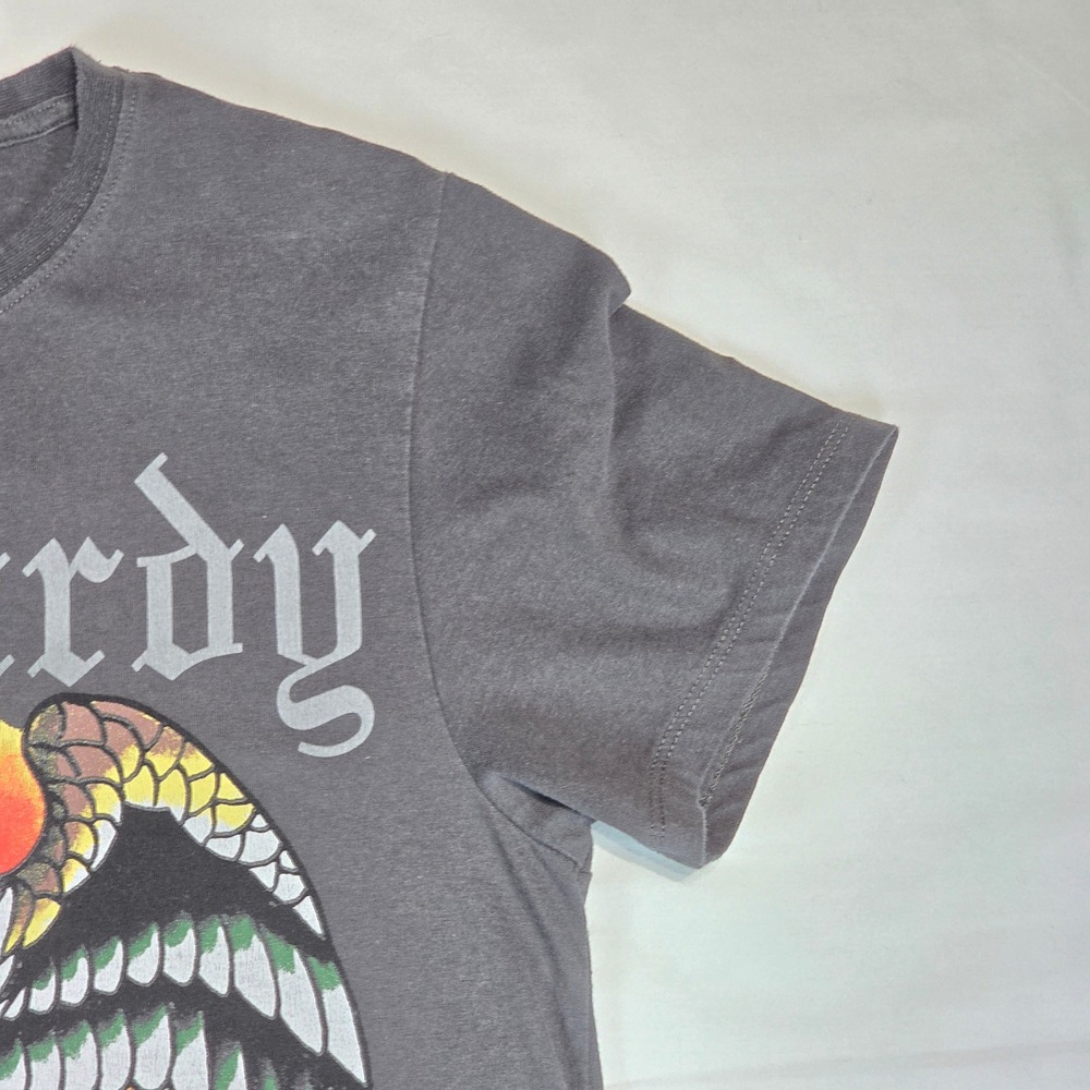Ed Hardy Mens Skull Eagle Snake Graphic T-Shirt Black‎ Y2K EHMD1100-73 Size M - Picture 7 of 13